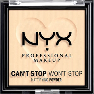 Can’t Stop Won’t Stop de NYX Professional Makeup un Poudre Matifiante, Fini Mat & Light