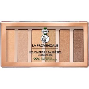 Huile d'Olive Bio AOP Provence - Fard À Paupières de La Provençale - 6 Teintes aux Reflets Rosés Dorés