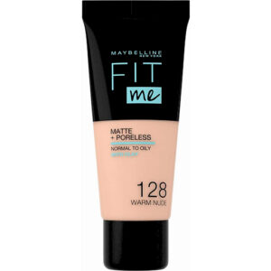 Fond de Teint Fit Me Poreless & Matte Fluide de Maybelline New-York – 30ml