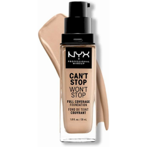 Fond de Teint Couvrant Liquide de NYX Professional Makeup  Tenue 24h Can’t Stop Won’t Stop