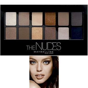 The Nudes de Maybelline New York – Palette Fards à Paupières -12 couleurs