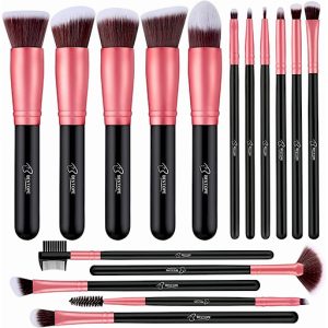 BESTOPE PRO Set Pinceaux Maquillage Synthétiques de Qualité Supérieure
