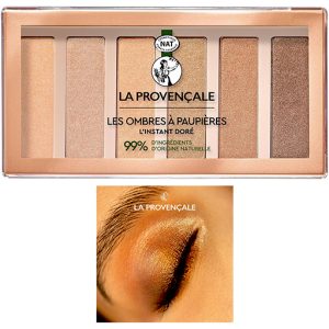 Huile d&rsquo;Olive Bio AOP Provence – Fard À Paupières de La Provençale – 6 Teintes aux Reflets Rosés Dorés