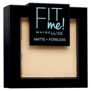 Maybelline New-York – Fit Me Matte & Poreless – Poudre Compacte – Peaux normales à grasses