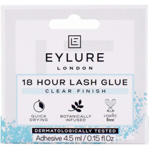 Colle à cils Eylure sans latex, transparente, 18 heures, 4,5 ml (Pack de 1)