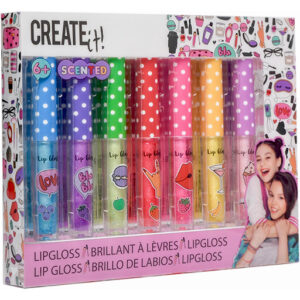 Lip Gloss Scented 1,2 grammes Filles 7-pièces, Multicolore