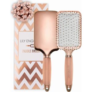 Élégante Brosse Plate Lily England – Or Rose