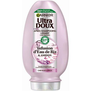 Garnier Ultra Doux – Après-Shampooing Lissant à l’Infusion d’Eau de Riz – 200 ml