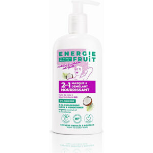 ENERGIE FRUIT – Masque & Après-Shampoing Coco Karité Bio – Boucles Frisées – Vegan – 300ml