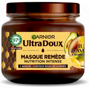 Garnier Ultra Doux – Masque Remède Nutrition Intense – Sans Parabène – 340 ml