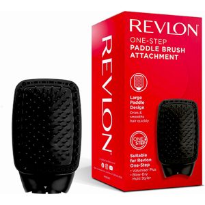 Revlon One-Step Accessoire Brosse Plate, Légere, Portable, Noir