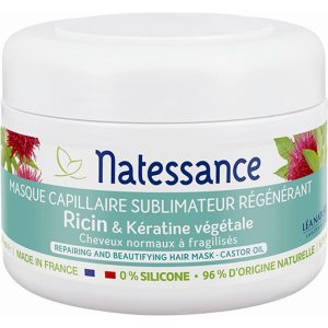 Natessance – Masque capillaire sublimateur régénérant – Ricin & Kératine végétale